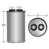 TRANE Run Capacitor / 40 MFD 370 440V Round Motor Comp