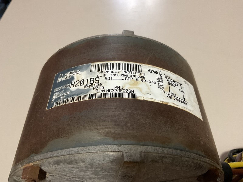 Afkt HC33GE208A OEM Replacement Condenser Fan Motor – 1/6 HP, 208-230V, 1500 RPM – For Carrier HVAC Units