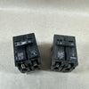 Two 2 Siemens Q250 2 Pole 50 Amp 120/240VAC Circuit Breaker Type QP250 Lot Of 2