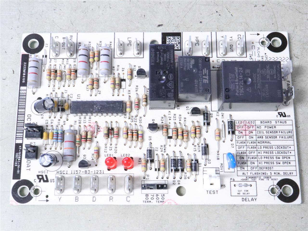Rheem Ruud 1157-123 / Defrost Control Circuit Board 47-102684-14-01 ...