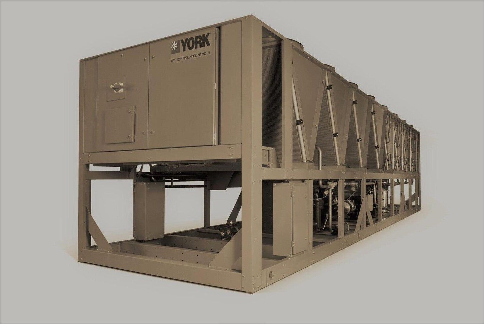 Chiller Scroll R513a 2024 YORK YVAA-023346R / 230 ton Air Cooled Screw Chiller R513a ...
