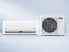 NG BLU+ ECO 12,000 BTU Single-Zone Mini Split Heat Pump - 21.3 SEER2, 115V - BLU+ indoor head and condenser, studio view
