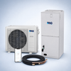 NG EZ Central 48,000 BTU Ducted Inverter Heat Pump System - 16 SEER2, R-454B - EZ Central condenser, air handler, line set an