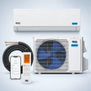 NG SAJA Multi-Zone 30,000 BTU Inverter Condenser - 4 Zone, 23 SEER2, R-32 - SAJA Series indoor head, condenser, remote and ap