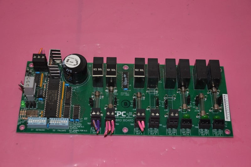 CPC COMPUTER PROCESS CONTROLS 8RO BOARD VERSION 2.1 230-3000 250 VOLT ...