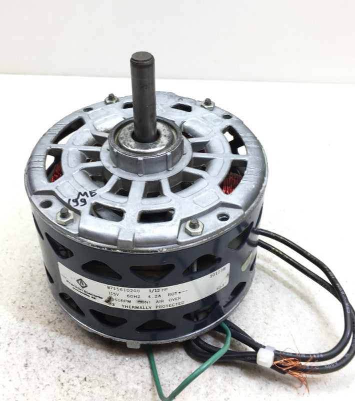 Franklin Electric 8715610200 Blower Motor 30173B 1/12HP 115V 1050RPM ...