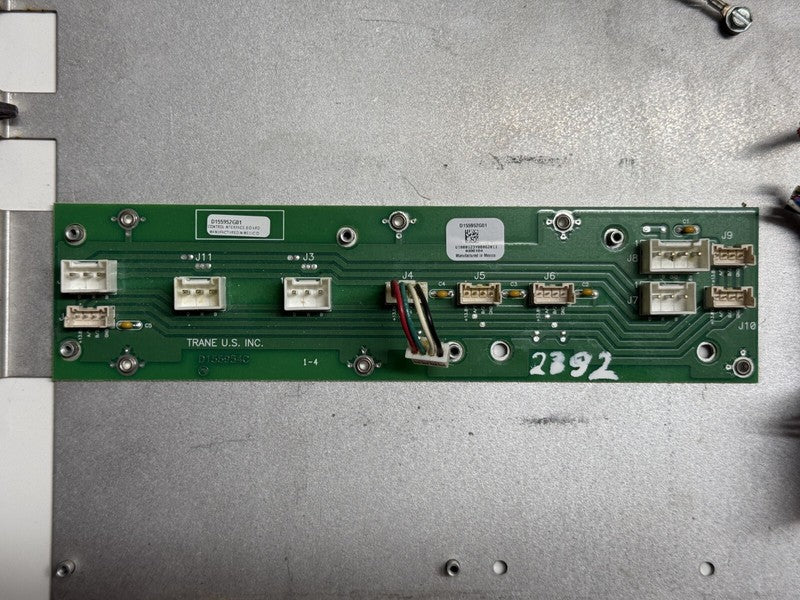OEM Trane D155952G01 K100104 Control Interface Board with back panel ...